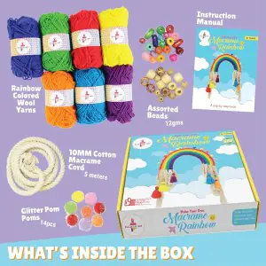 kalakaram DIY Macrame Rainbow Kit