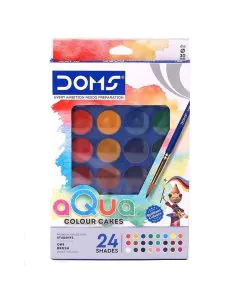 Doms Aqua Colouring Cakes (24 Shade)