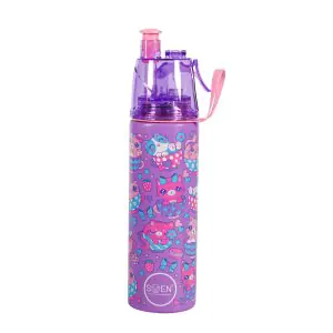 Swen Kitti Purple Insulated Mist Spray Steel Bottle 490ML 3490SBM