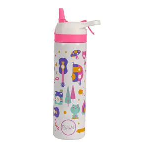 Swen Guitar White Insulated Mist Spray Steel Bottle 540ML 3540SBM