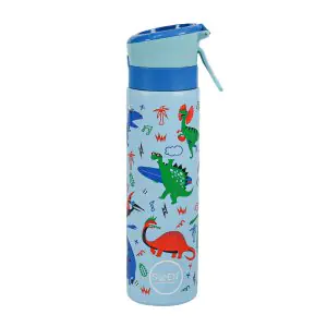 Swen Dino Sky Blue Insulated Mist Spray Steel Bottle 540ML 3550SBM