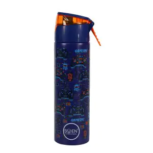 Swen Game On Blue Insulated Mist Spray Steel Bottle 640ML 4640SBM