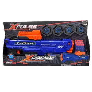 Baby Xpress Elite X Flame Xpulse Soft Shot Toy Gun 12 Pieces