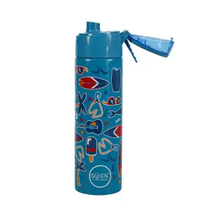 Swen Beach Blue Insulated Mist Spray Steel Bottle 640ML 5640SBM