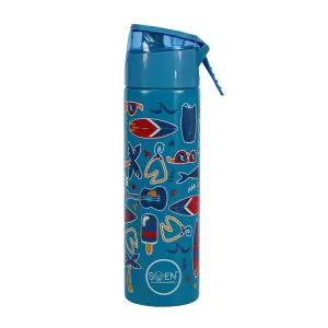 Swen Beach Blue Insulated Mist Spray Steel Bottle 640ML 5640SBM