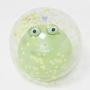 Sunny Life 3D Inflatable Beach Ball Cookie The Croc Light Khaki S413DBBC
