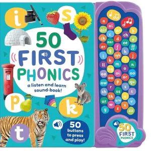 North Parade Publishing 50 First Phonics A Listen and Learn Sound Book!