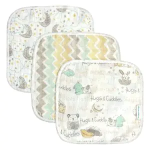Abracadabra Muslin Wipes (Set of 3) - Sleepy Friends
