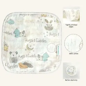 Abracadabra Muslin Wipes (Set of 3) - Sleepy Friends