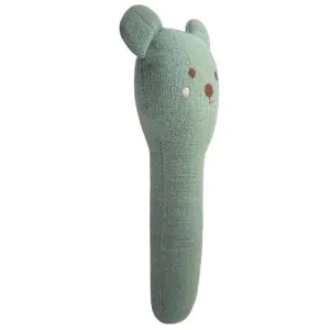 Abracadabra Organics Collectible Face Rattle Bear