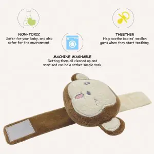 Abracadabra Wrist Rattle Monkey
