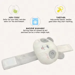 Abracadabra Wrist Rattle Panda