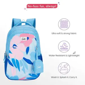 Genie Alice 36L Blue School Backpack