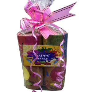 Aroma Natural Herbal Gulal 100 x 4 = 400 Gms (Set of 4 Different Colors)