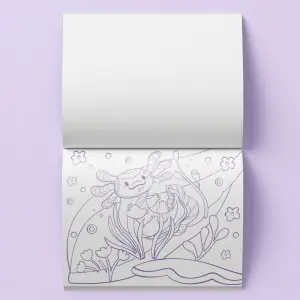 Hinkler Kaleidoscope Amazing Axolotls Colouring Set with Lap Desk
