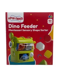 Open Ended Dino Feeder Montessori Sensory Shape Sorter