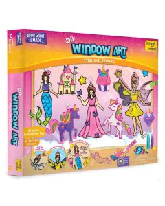 Imagi Make DIY Window Art Princess & Unicorn