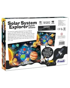 Frank Solar System Explorer Jigsaw Puzzle & Game (48 Pieces)