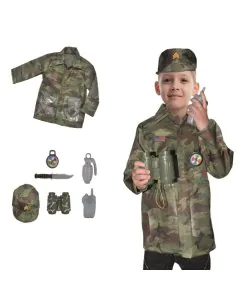 Open Ended Premium Costume Role PlaySet Military