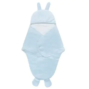 Hopop Baby Soft Fleece Hooded Wrapper Blanket