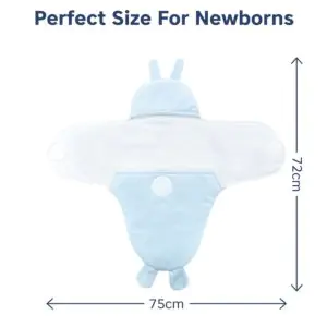 Hopop Baby Soft Fleece Hooded Wrapper Blanket