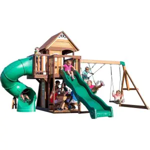 Backyard Discovery Cedar Cove Cedar Wood Swing Set
