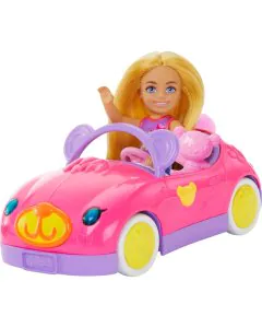 Mattel Barbie Chelsea Doll & Toy Car Set With Bear HXN05
