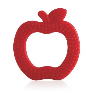 Bee Baby Red Apple Fruit Shape Soft Silicone Teether