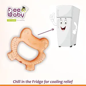 Bee Baby Teethers Frog Orange