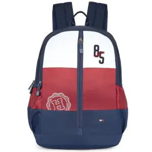 Tommy Hilfiger Unisex Benedict Navy, White & Red Backpack