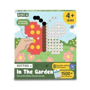 Binca Dotties In The Garden Dot Art Kit