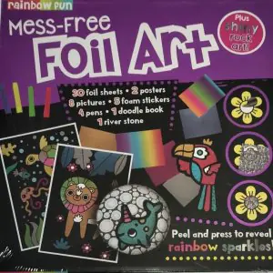 Bookoli Rainbow Fun Mess-Free Foil Art