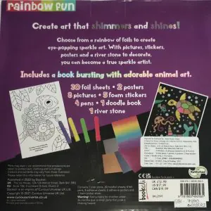 Bookoli Rainbow Fun Mess-Free Foil Art