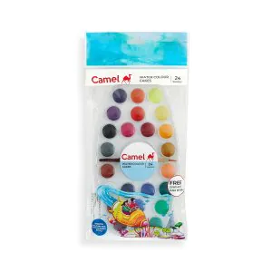 Camel Water Colour Cakes Set (24 Shades)
