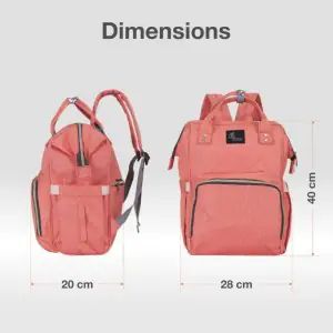 R for Rabbit Caramello Diaper Bag Pink DBCMP01