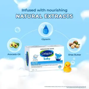 Cetaphil Baby Mild Bar 75gm, Kids Soap