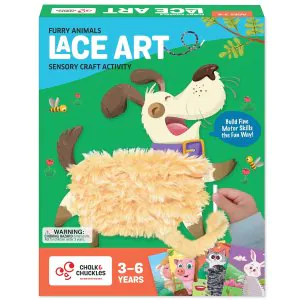 Chalk and Chuckles Furry Animals Lace Art