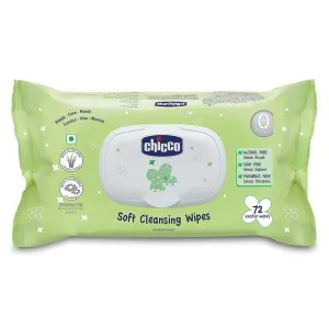 Chicco Soft Cleansing Baby Wipes (72 Pieces)