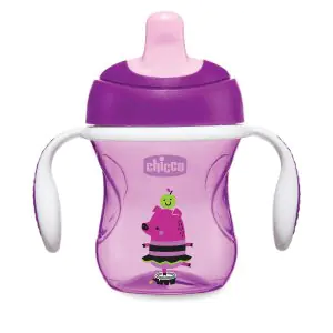Chicco Training Cup for Babies, 200ml Semi Soft Bite Resistant Spout Sipper