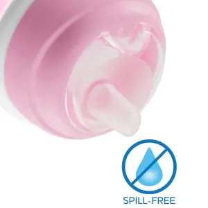 Chicco Transition Cup for Babies, Silicone Spout Sipper Pink