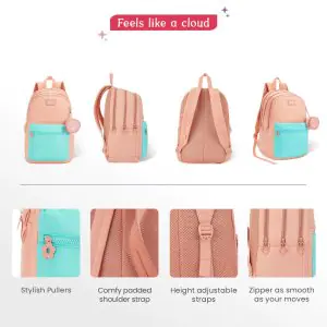 Genie Chique 28L Teal Laptop Backpack With Raincover