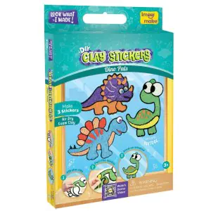 Imagi Make DIY Clay Stickers Dino Pals