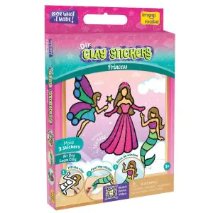Imagi Make DIY Clay Stickers Princess