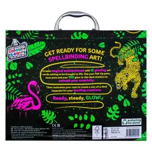 Bookoli Colour And Carry Glow In The Dark Animal Activity Case