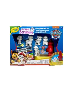 Crayola Paw Patrol Scribble Scrubbie Fire Hydrant Play Set