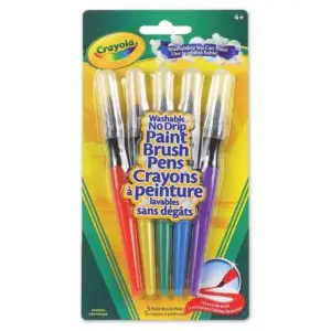Crayola Paint Brush Pens, Classic, 5 Count