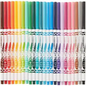 Crayola Pip-Squeaks Skinnies Washable Markers, 24 Count