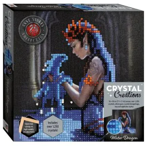 Hinkler Crystal Creations Canvas Anne Stokes Water Dragon