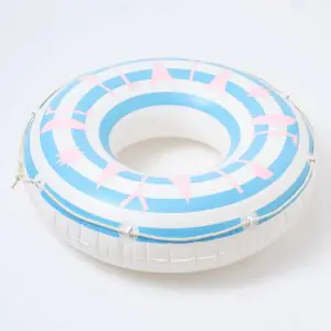 Sunny Life De Playa Stripe Retro Pool Ring S3LPOLDP