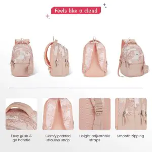 Genie Donna 27L Beige School Backpack